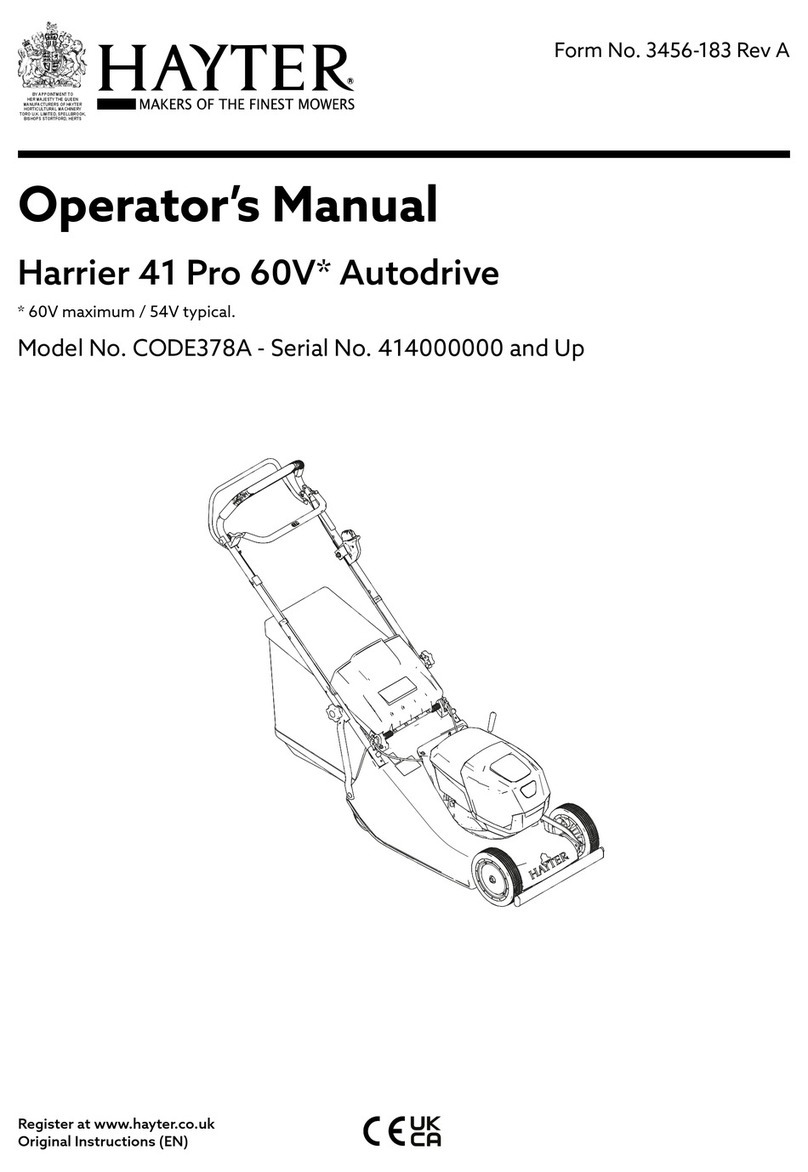 Hayter CODE378A User manual