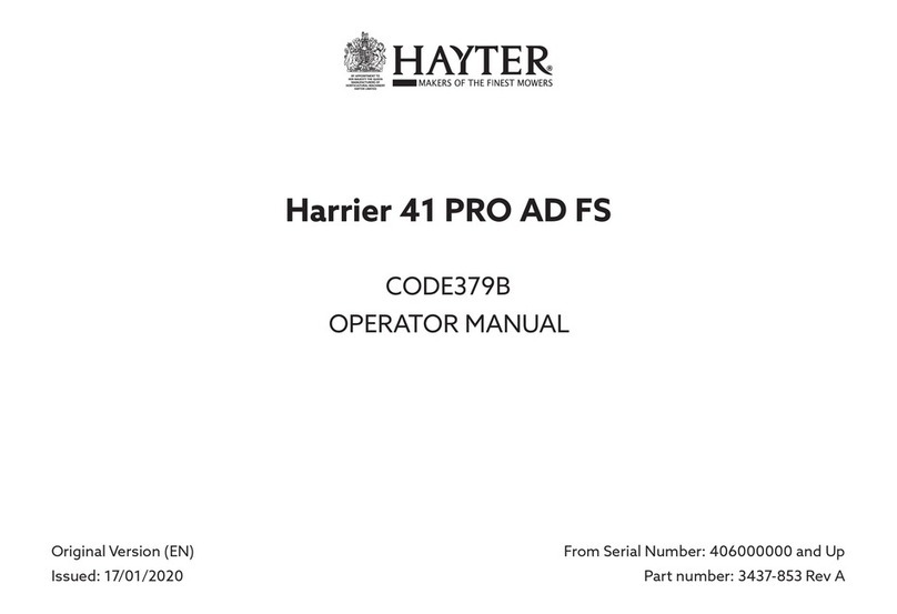 Hayter Harrier 41 PRO FS User manual