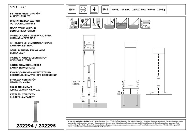 SLV 232294 operating manual