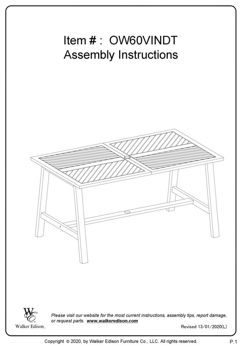 Walker Edison OW60VINDT User manual Walker Edison OW60VINDT User manual