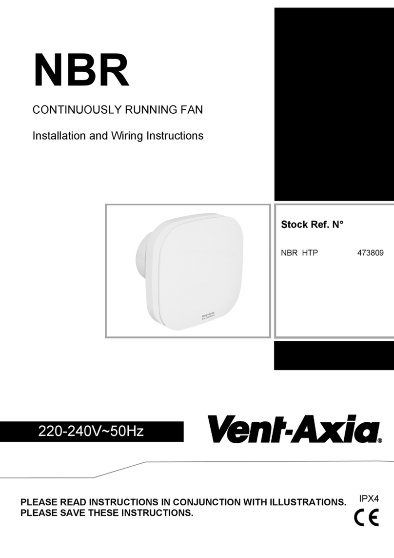 Vent-Axia NBR HTP 473809 Assembly instructions