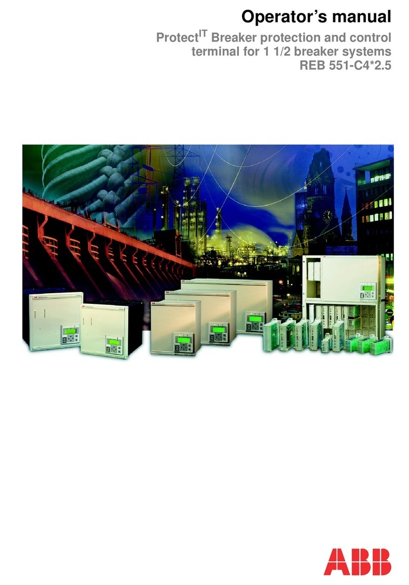 ABB REB 551-C4 2.5 Series User manual