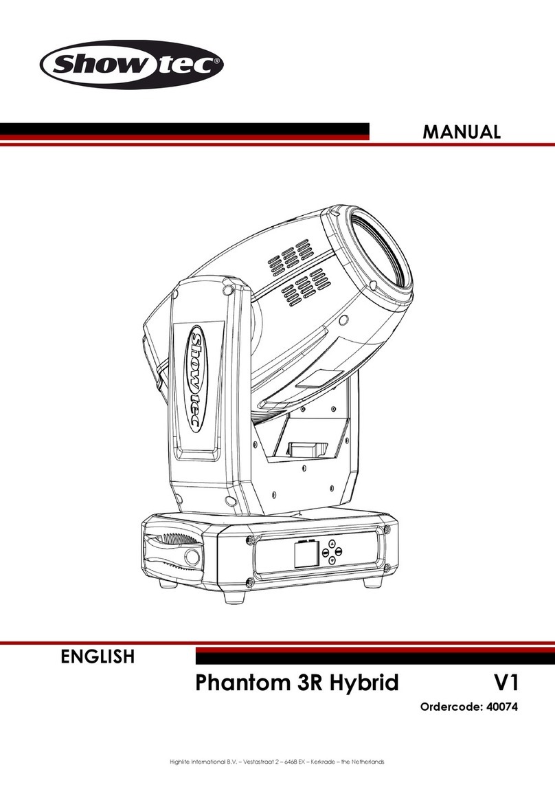 Show Tec Phantom 3R Hybrid V1 User manual