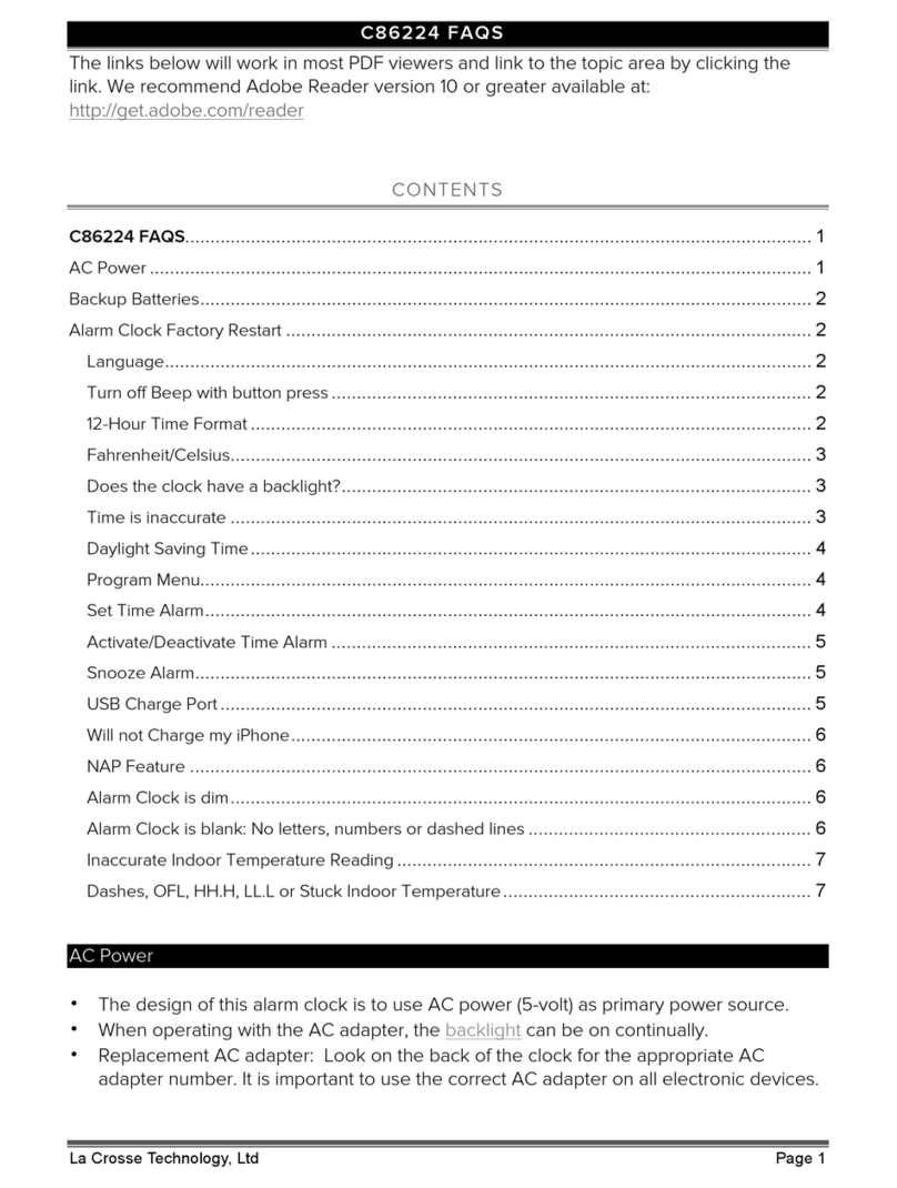 La Crosse Technology C86224 Faqs