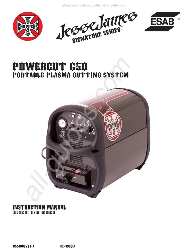 ESAB Jesse James SIGNATURE Series instruction manual