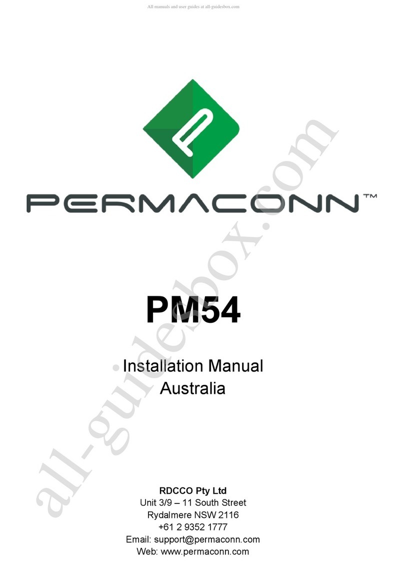 Permaconn PM35 installation manual