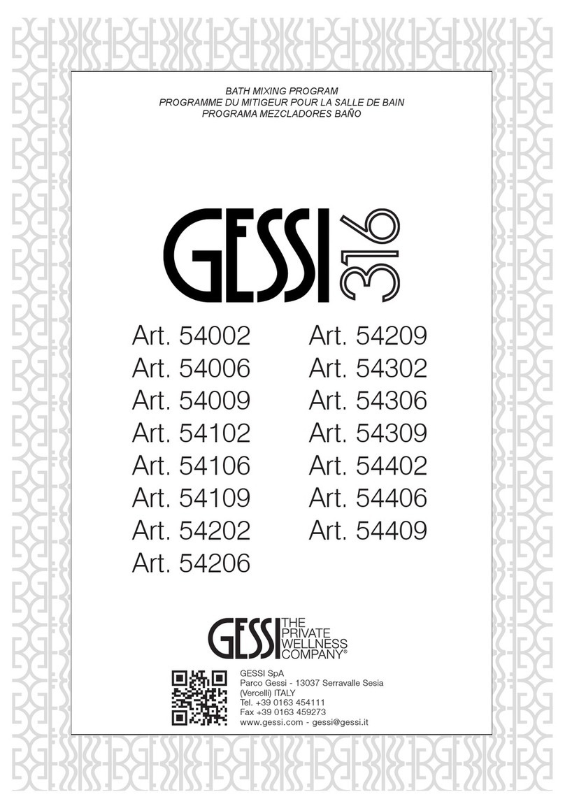 Gessi 54002 manual