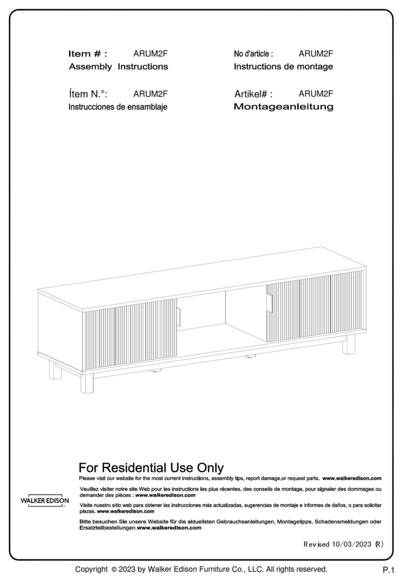 Walker Edison ARUM2F User manual