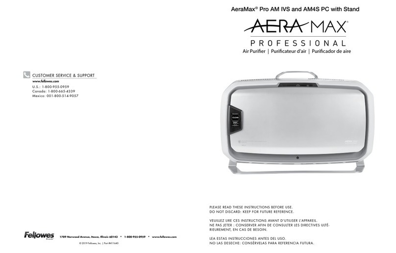 Fellowes AERAMAX PRO AM4S PC manual