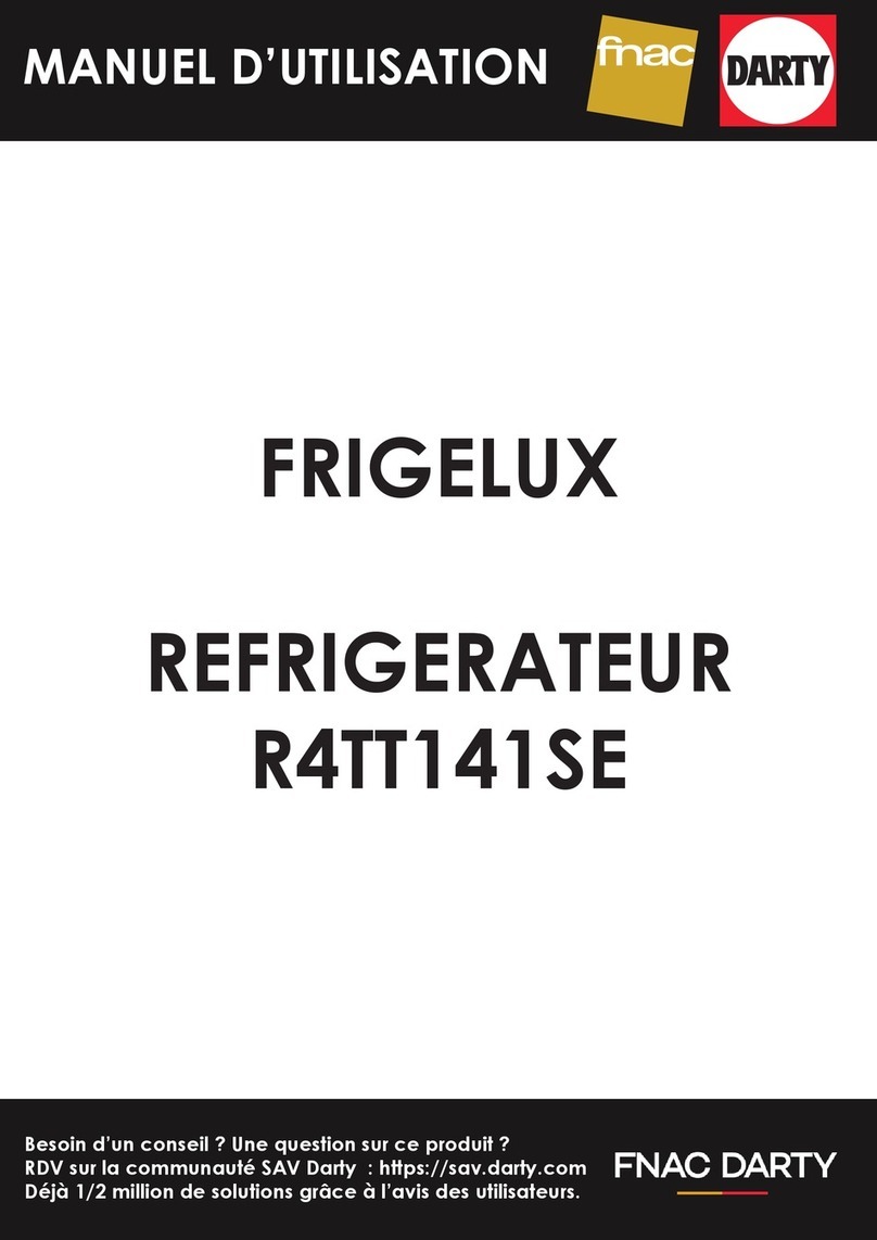 Frigelux R4TT141SE Operating and maintenance manual