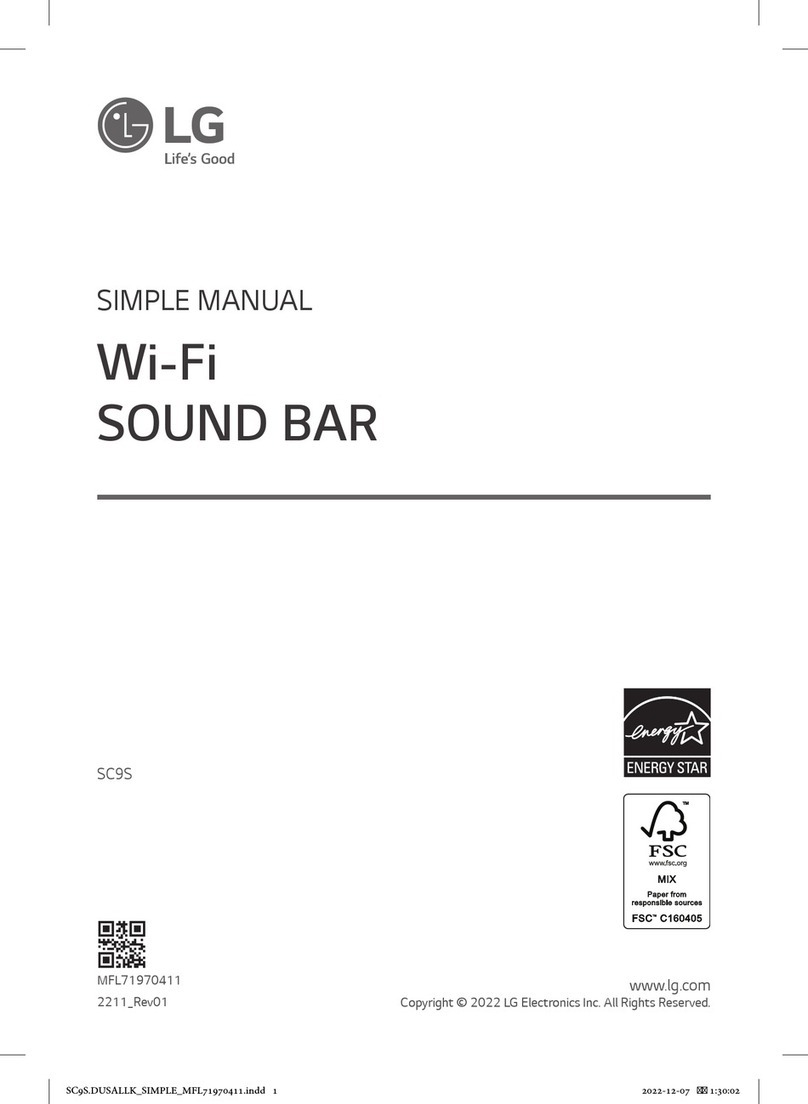 LG SC9S Specification sheet