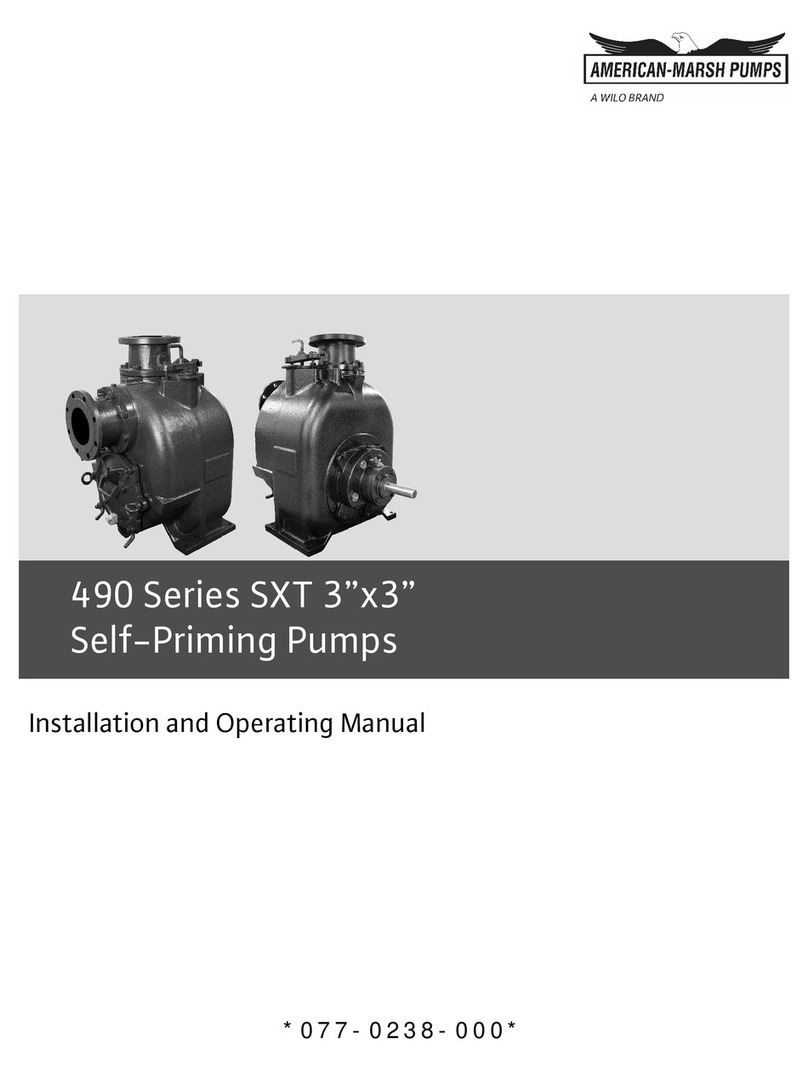 Wilo American-Marsh Pumps SXT-3"X3" User manual