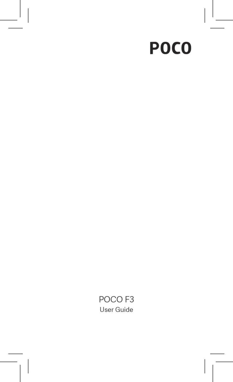 Xiaomi POCO F3 User manual