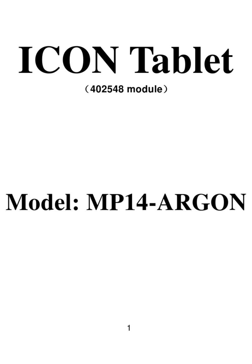 ICON MP14-ARGON User manual ICON MP14-ARGON User manual