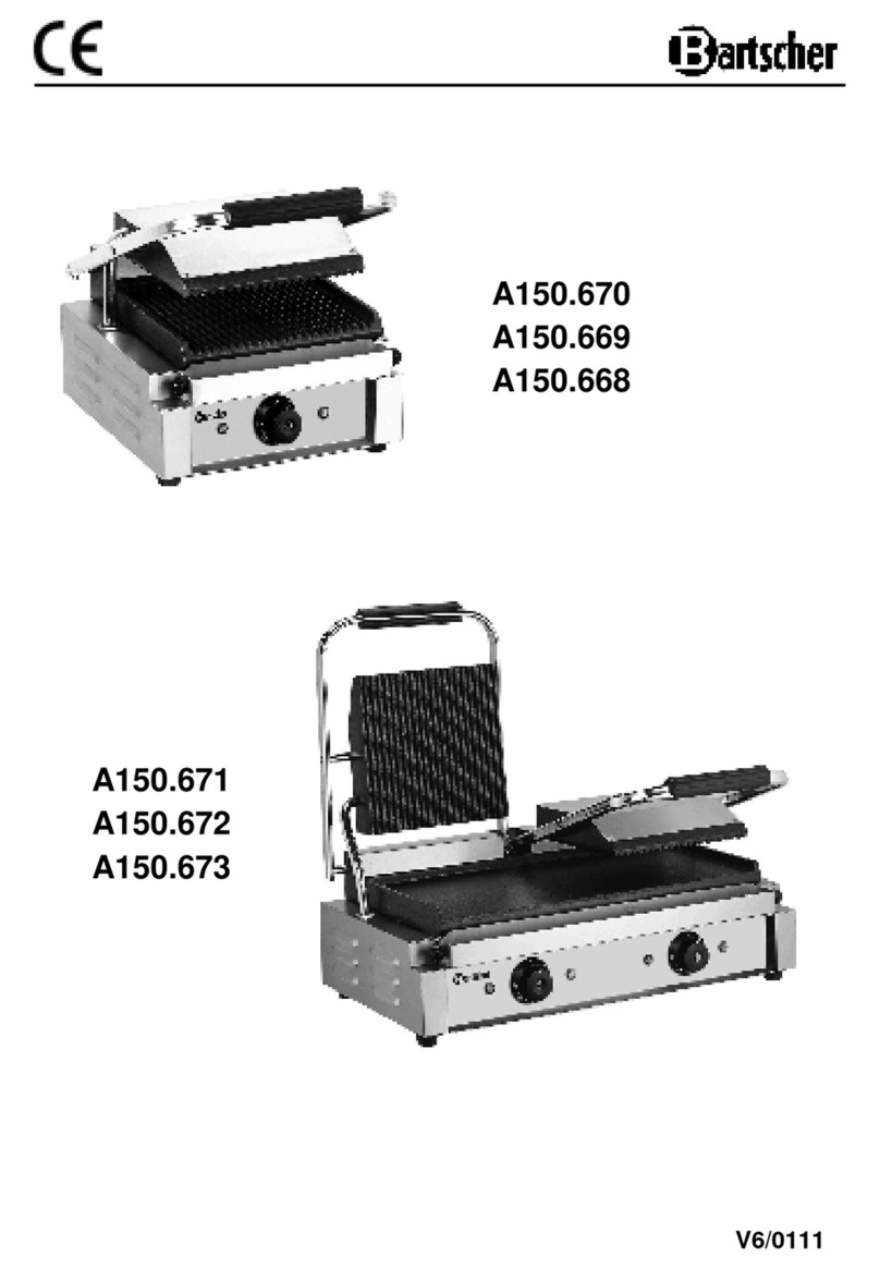 Bartscher A150668 instruction manual