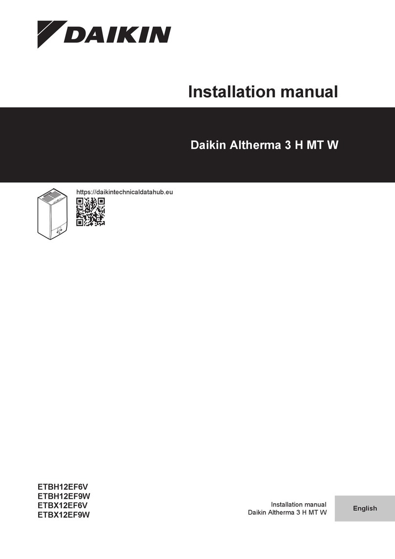 Daikin ETBH12EF6V User manual