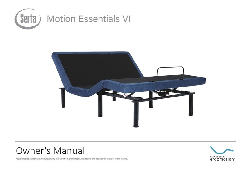Ergomotion Serta Motion Essentials VI owner's manual