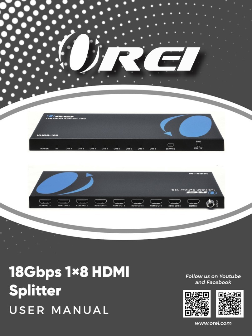 REI UHDS-108 user manual