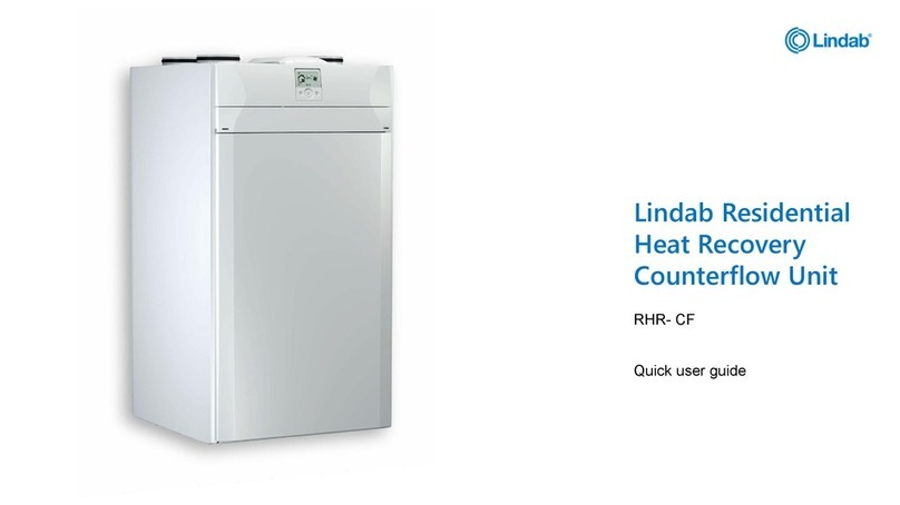 Lindab RHR-CF Quick user guide