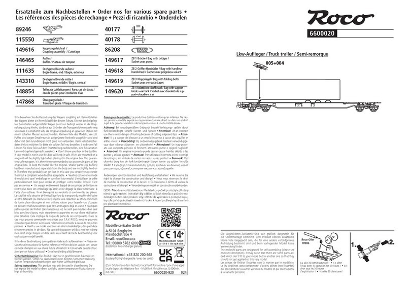 roco 6600020 User manual
