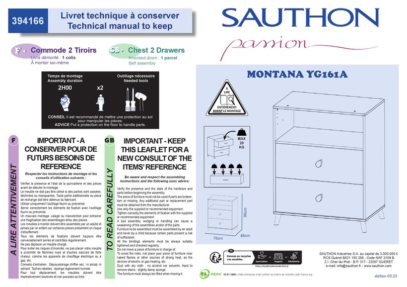 SAUTHON passion MONTANA YG161A Technical manual