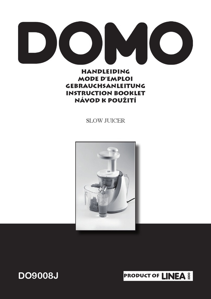 Linea 2000 DOMO DO9008J Instruction booklet