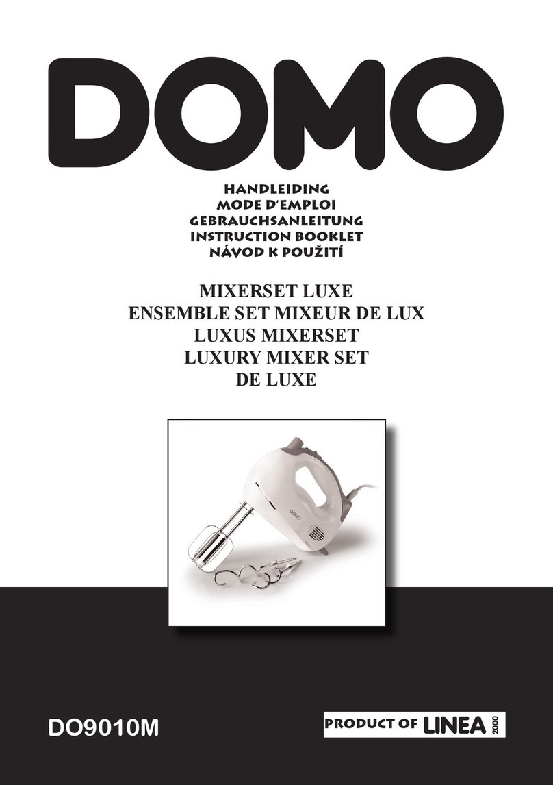 Linea 2000 DOMO DO9010M Instruction booklet