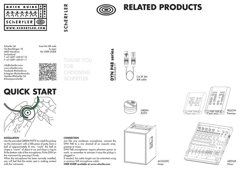 Schertler DYN P48 Series quick start