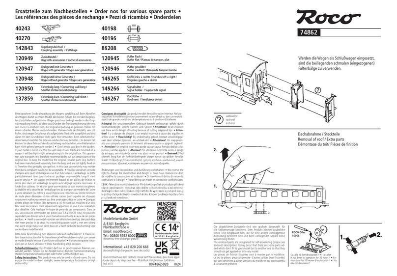 roco 74862 User manual