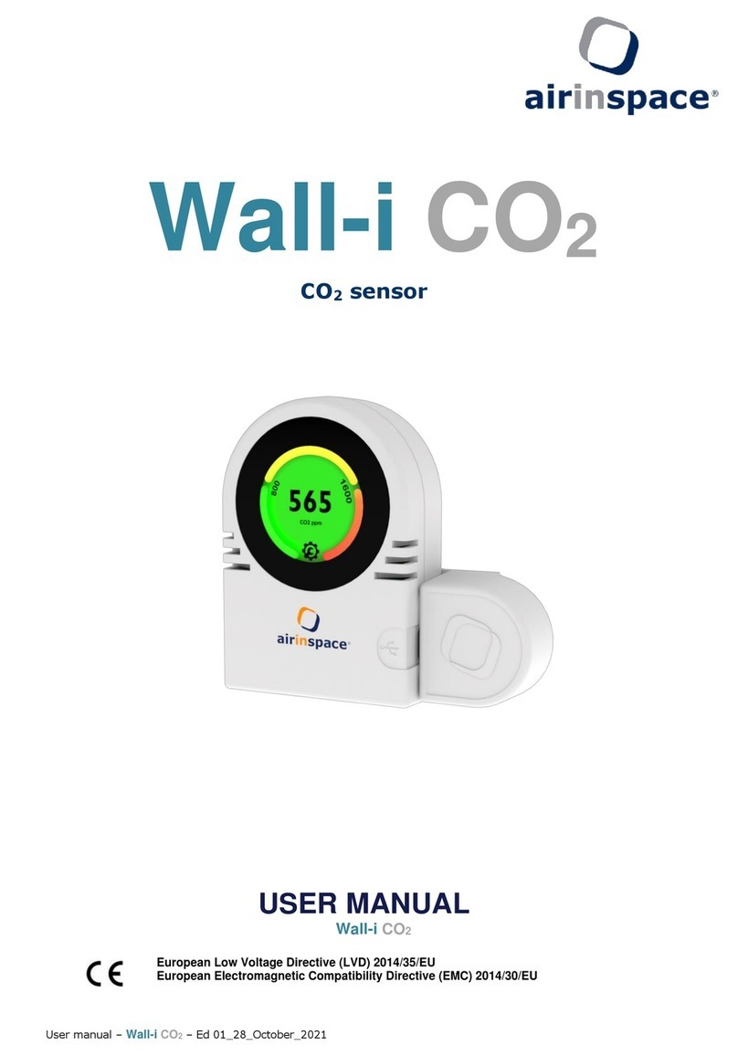airinspace Wall-i CO2 user manual