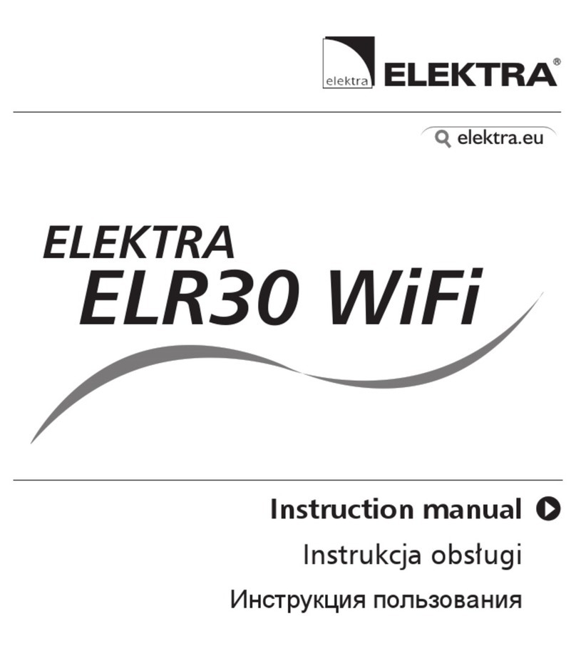 ELEKTRA ELR30 WiFi User manual