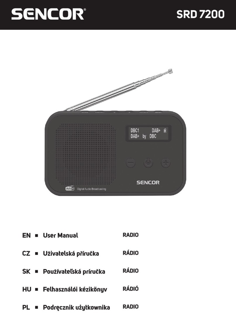Sencor SRD 7200 User manual