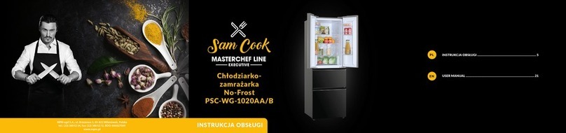 Sam Cook Masterchef Line Executive PSC-WG-1020AA/B user manual