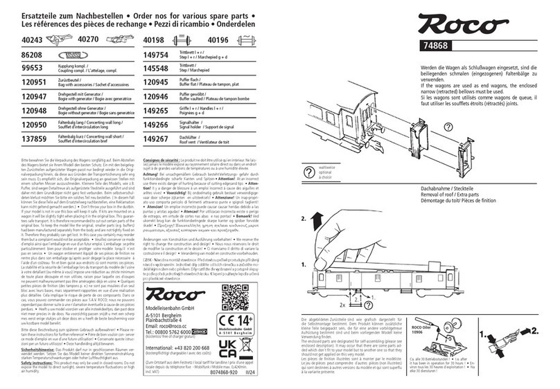 roco 74868 User manual