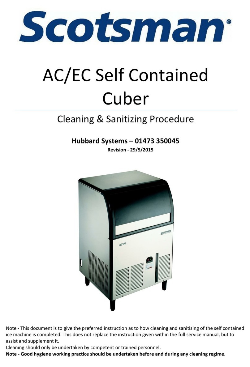 Scotsman TC 180 Cleaning & Sanitizing Procedure Scotsman TC 180 Cleaning & Sanitizing Procedure