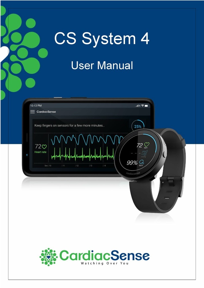 CardiacSense CS System 4 user manual