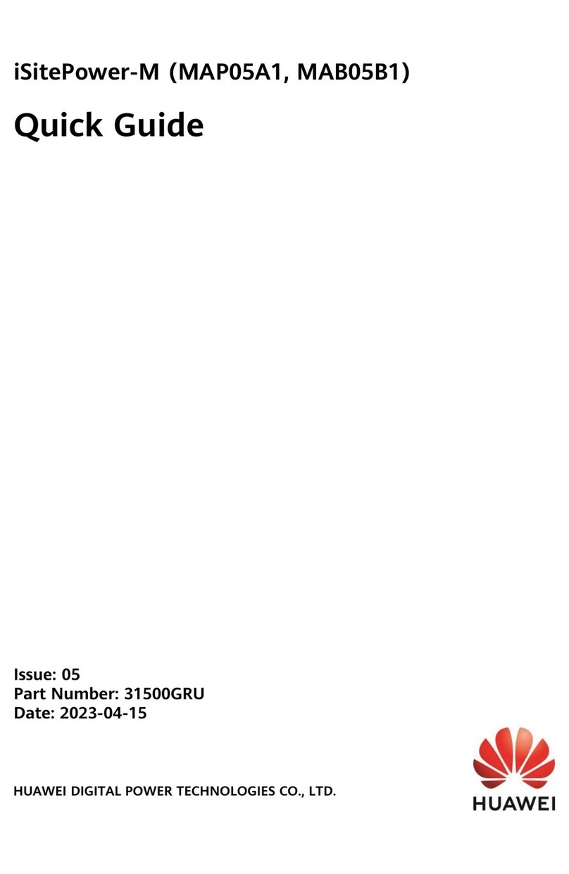 Huawei iSitePower-M User manual Huawei iSitePower-M User manual
