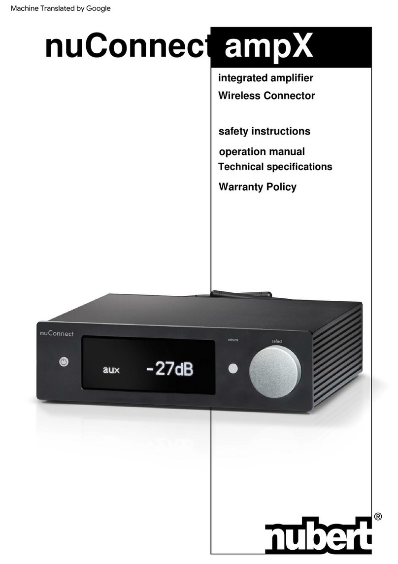 Nubert nuConnect ampX manual