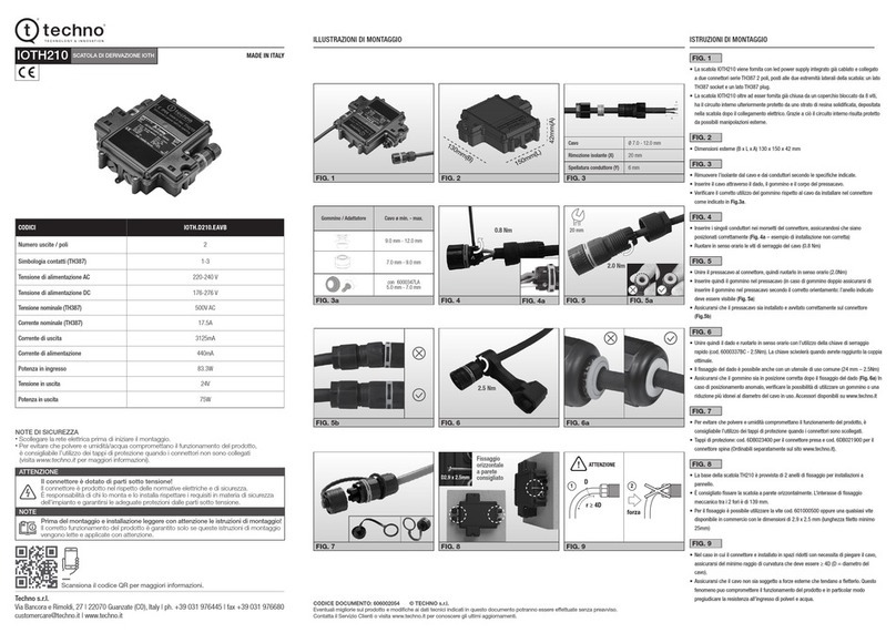Techno IOTH210 User manual
