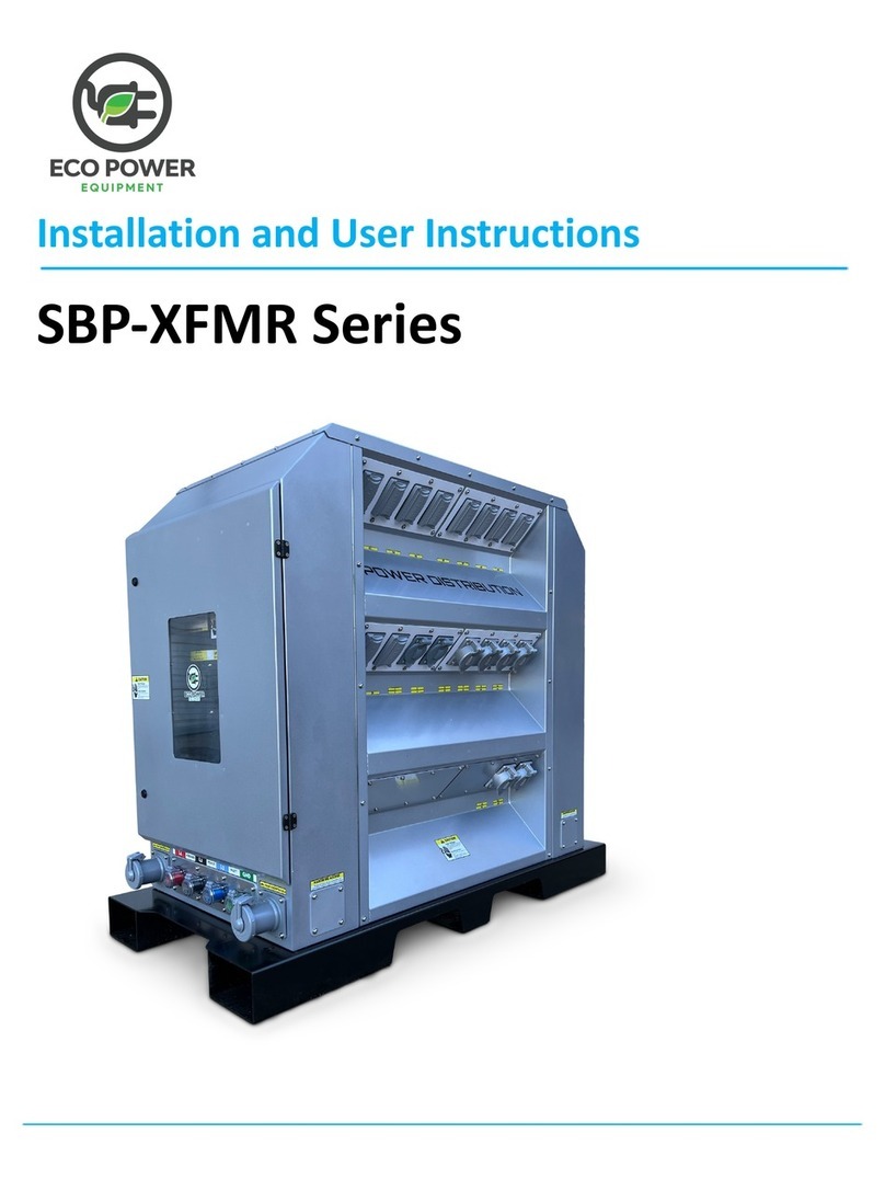EcoPower SBP-XFMR Series Installation and user instructions