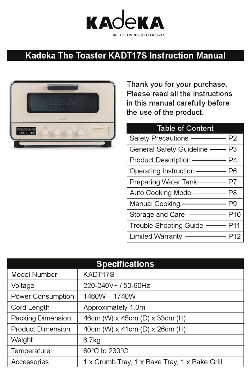 Kadeka KADT17S User manual