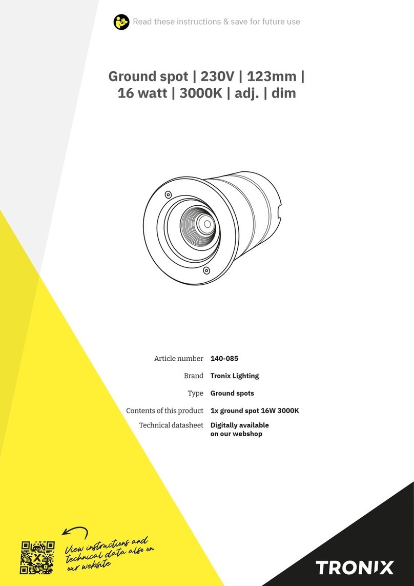 Tronix 140-085 User manual