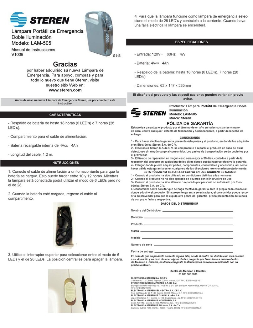 Steren LAM-505 user manual