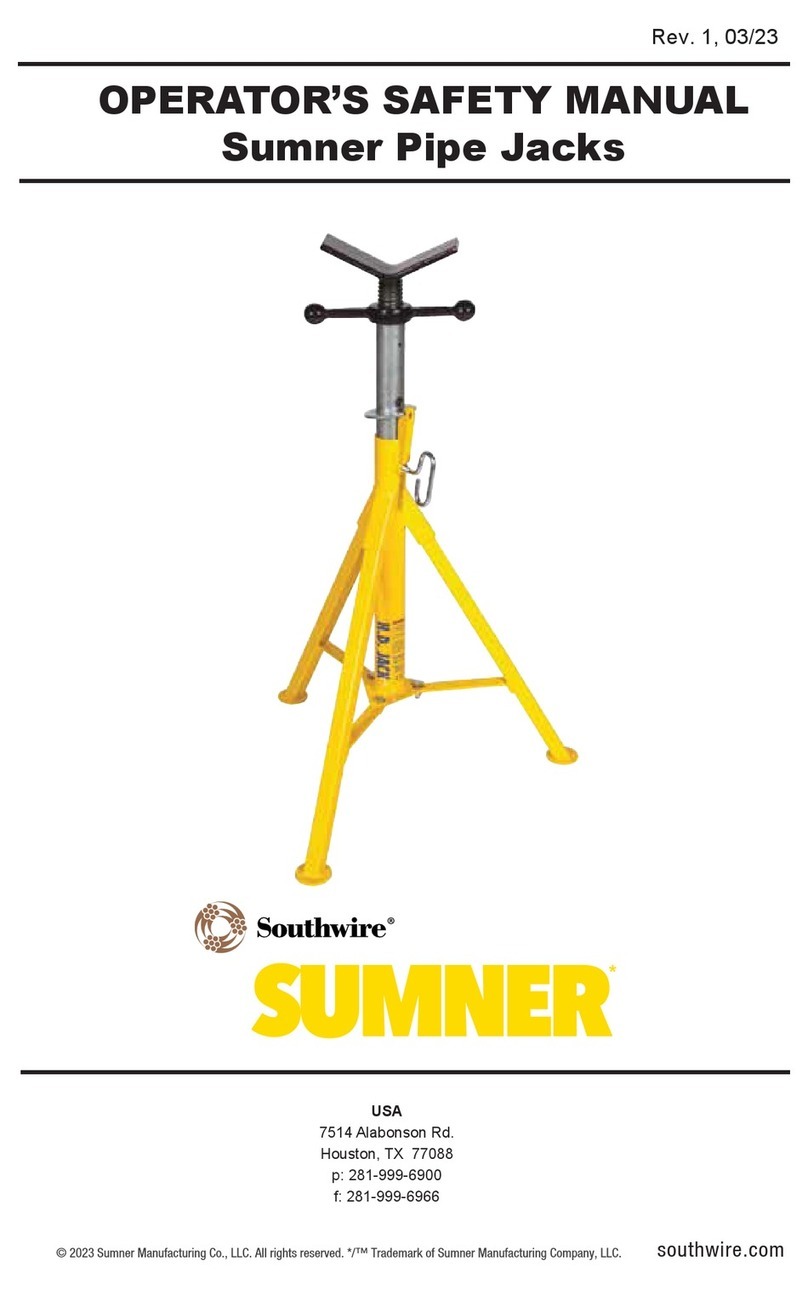 Sumner Southwire ST-882 Operators safety manual
