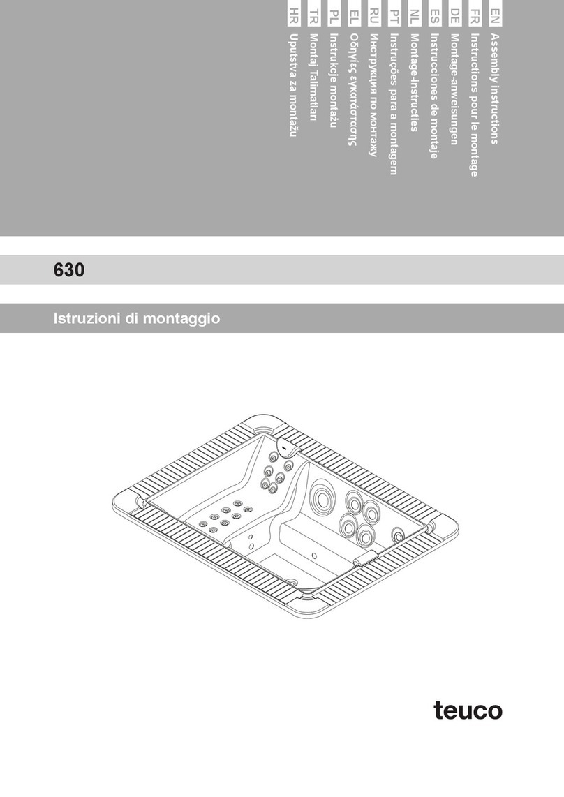 Teuco 630 Assembly instructions