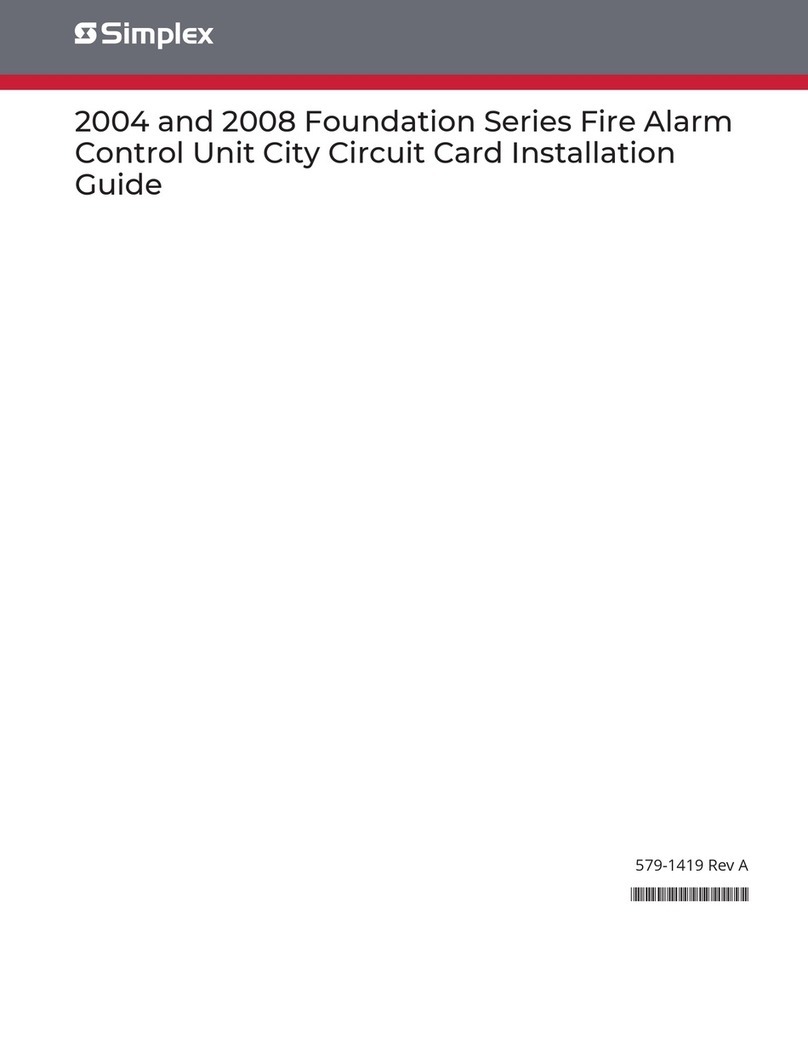 Simplex 2004 Series User manual
