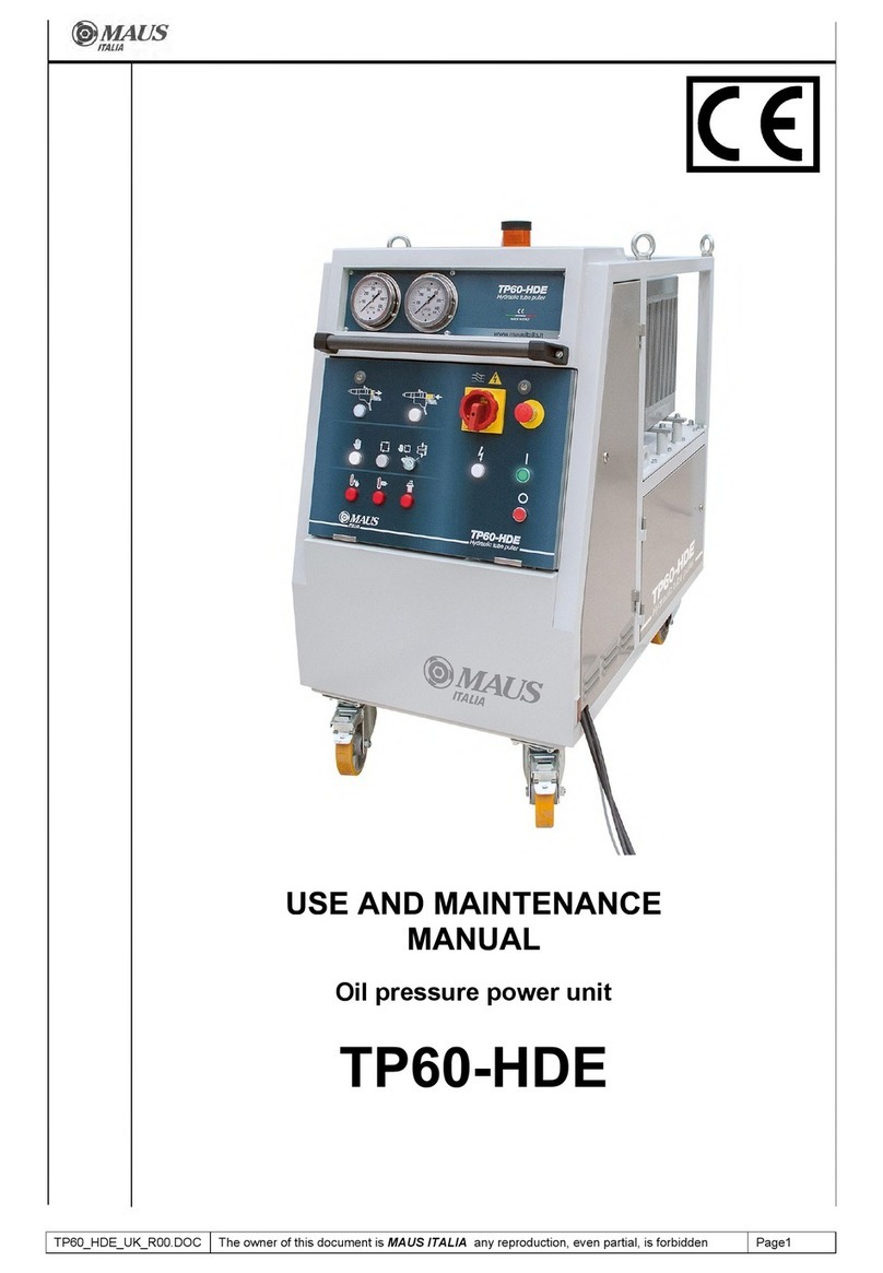 MAUS TP60-HDE User manual