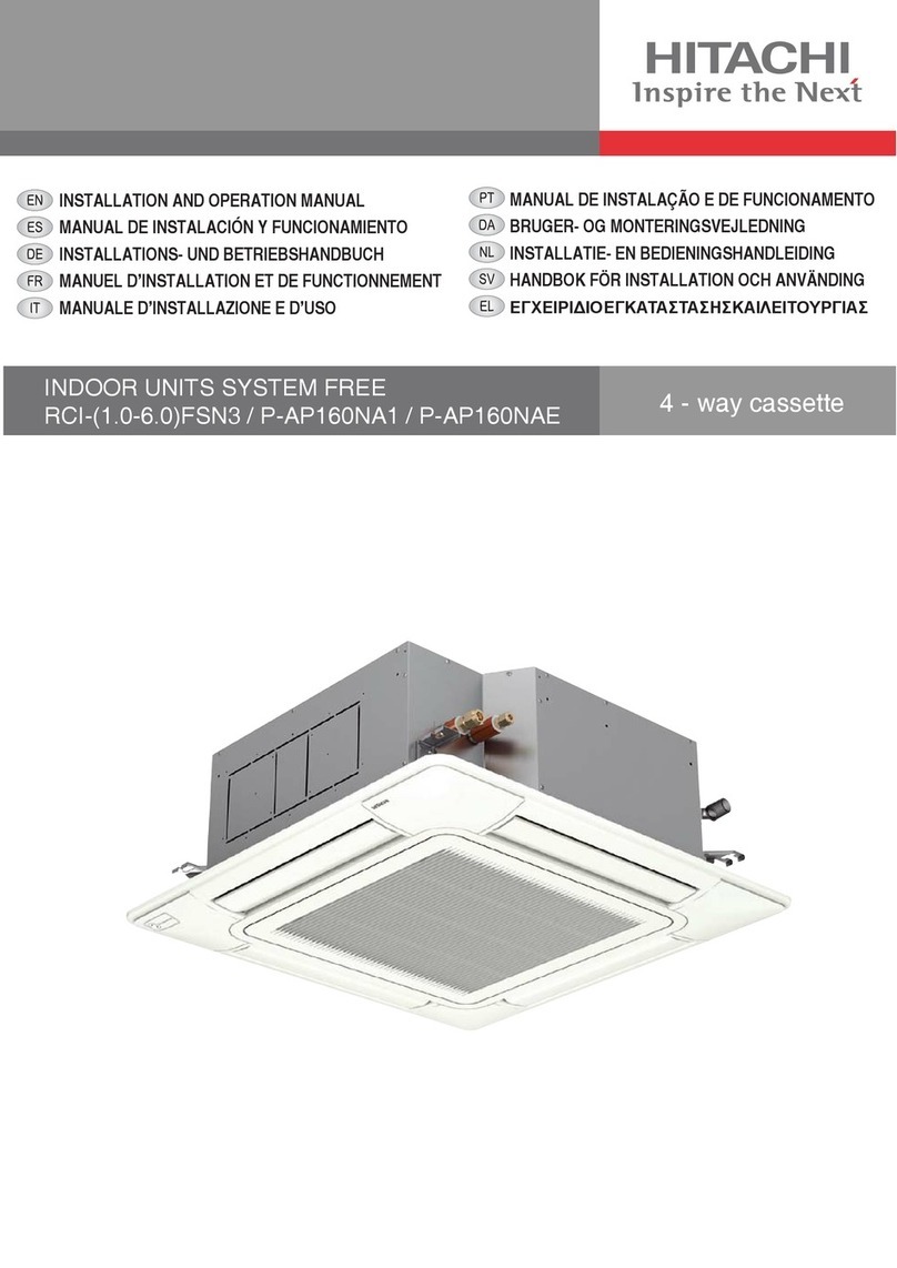 Hitachi P-AP160NA1 User manual