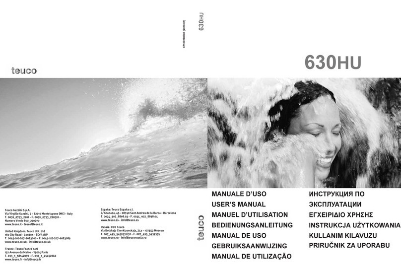 Teuco 630HU User manual