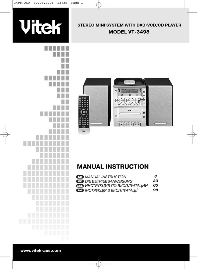 Vitek VT-3498 Manual instruction